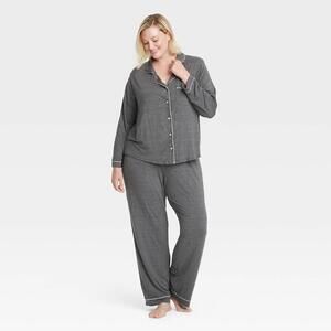 Stars Above Modal Dark Heather Gray Pajama Set